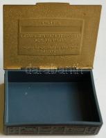 cca 1974 Varsói szerződés összfegyvernemi hadgyakorlat dombornyomott emlékdoboz "A szocialista ...