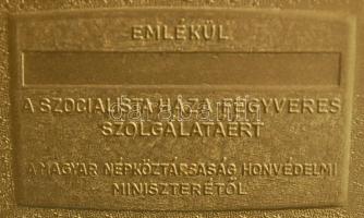 cca 1974 Varsói szerződés összfegyvernemi hadgyakorlat dombornyomott emlékdoboz "A szocialista ...