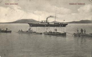 Kelén fishing boat, Balaton (small tear)