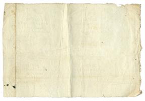 Komárom 1849.április 6. / Várbeli Hivatal 8 Pengő Krajcár négyes ívben! Fehér papíron, zöld kőnyomás...