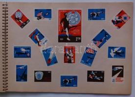 500db magyar és külföldi gyufacímke füzetbe rendezve