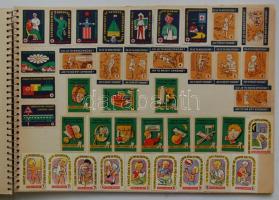 800db magyar és külföldi gyufacímke füzetbe rendezve