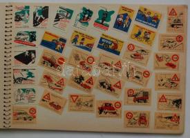 900db magyar és külföldi gyufacímke füzetbe rendezve