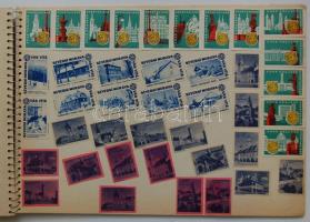 900db magyar és külföldi gyufacímke füzetbe rendezve