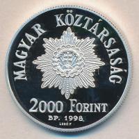 1998. 2000Ft Ag "1848-49. forradalom és szabadságharc 150. évfordulója" szign.: Lebó F T:PP
