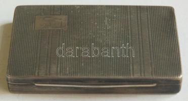 SGZ jelzéssel ellátott ezüst (Ag) cigaretta tartó 48,2gr