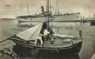 SS Gödöllő on the Adriatic Sea