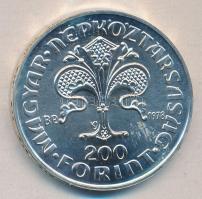 1978. 200Ft Ag "Első magyar aranyforint" T:BU