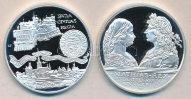 1990. 500Ft Ag + 500Ft Ag "Mátyás király" pár T:PP