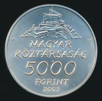 2003. 5000Ft Ag "Hollókő" T:BU Csak 5000db!