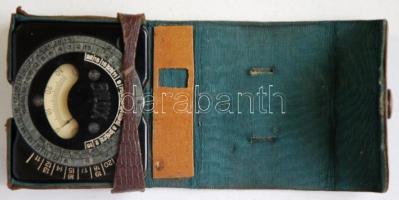 cca 1910 Bilux márkájú fénymérő, javításra szorul /
Light meter needs repair