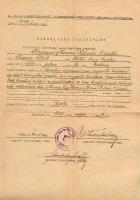 1942 Keresztény származást igazoló Származási igazolvány