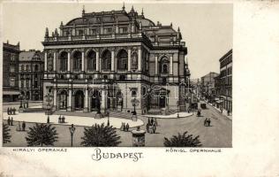 Budapest VI. Opera, litho (small tear)