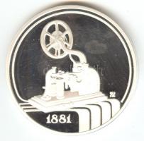 2005. "125 éves a Magyar Távirati Iroda" ezüstözött emlékérem dísztokban T:PP