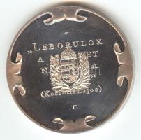 Bozó Gyula (1913-2004) DN. "Kossuth Lajos / A Leghívebb Magyar" ezüstözött fém emlékérem (...