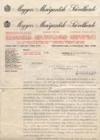 1945-46 Magyar Mezőgazdák Szövetkezetének 2 db levele