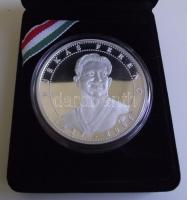 2006. "Puskás Ferenc / Magyar Labdarúgó Szövetség 1901" ezüstözött Br emlékérem (42mm) T:P...
