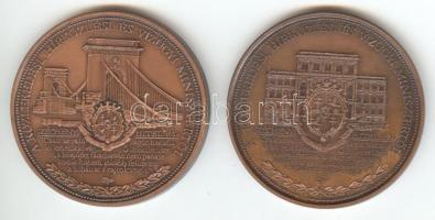 Bozó Gyula (1913-2004) 1991. Széchényi István születésének 200. évfordulójára kiadott 2db "Lánc...