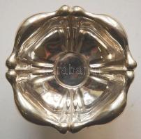 1872-1922 Ezüst (Ag) kínáló tálka Monarchia-beli jelzéssel /
Silver bowl 70,4gr
