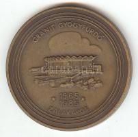 1985. "Gránit Gyógyfürdő - Zalakaros / Dél Zalai Víz- Csatornamű és Fürdő Vállalat, 1916. - Nagykanizsa" Br emlékérem (42mm) T:2