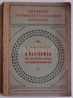 Moesz Gusztáv: A házigomba és az épületek elgombásodása. Bp., 1934 M. kir. Természettudományi Társulat (kis hibás gerinccel) 206p.