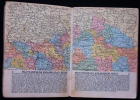 1940 A Magyar Katonai Szemle ingyenes mellékletének Zsebatlasza a M.Kir.Honvéd Térképészeti Intézet ...