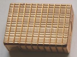 S.T. Dupont márkájú francia aranyozott öngyújtó /
Lighter with gold cover