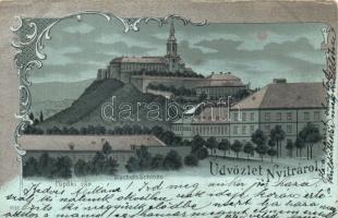 1899 Nyitra Episcopal palace litho