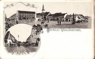 Vágújhely litho