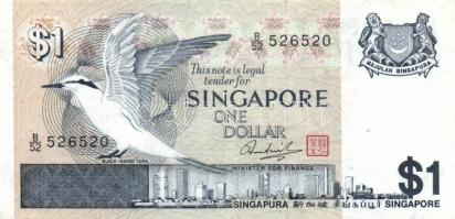 Szingapúr 1976. 1$ + 1997. 2$ T:I-,II- Singapore 1976. 1 Dollar + 1997. 2 Dollras C:AU,VF