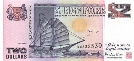 Szingapúr 1976. 1$ + 1997. 2$ T:I-,II-
Singapore 1976. 1 Dollar + 1997. 2 Dollras C:AU,VF