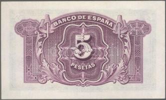 Spanyolország 1935. 5P T:I
Spain 1935. 5 Pesetas C:Unc