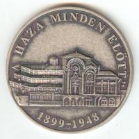 1998. "A Haza minden előtt / 1899-1948" ffém emlékérem (d=42mm) T:2