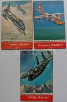 6db régi német nyelvű repülőgép típus leírás