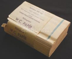 ~1950 Papíripari Vállalat lábatlani papírgyára - Hajtogatott W.C. papír 300lap eredeti csomagolásban