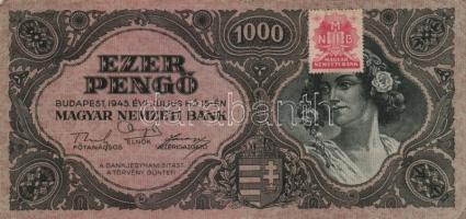 1930-45. 10P,20P (2klf), 50P (2klf),100P (2klf),500P,1000P összesen 9db T:II,III