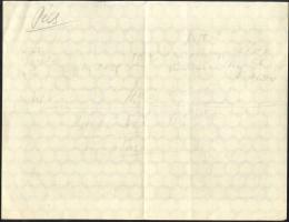 1940-es évek eleje "Közjóléti Szövetkezet Üzletrésze 2 Pengő értékben" kitöltetlen T:II(há...