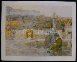 Zórád Ernő (1911-2004): Tabán sorozatának (9db) és `Mulatságok` naptárillusztrációinak (3db) reprodu...