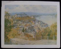 Zórád Ernő (1911-2004): Tabán sorozatának (9db) és `Mulatságok` naptárillusztrációinak (3db) reprodu...