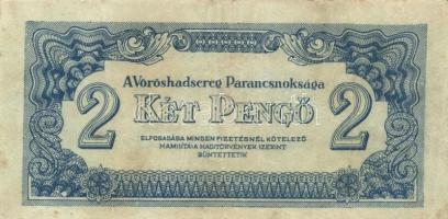 1944. A Vöröshadsereg Parancsnoksága 1P + 2P + 5P + 50P T:II-,II