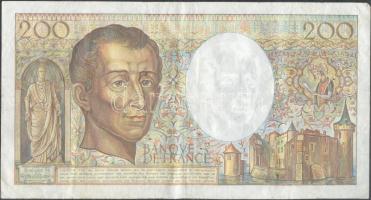Franciaország 1988. 200Fr T:III (apró tűlyukak)
France 1988. 200 Francs C:F