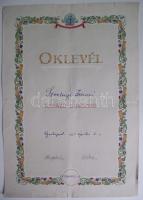 1955. "Szakma Kiváló Dolgozója" kitüntetés mini kitűzővel eredeti dísztokban és adományozó...