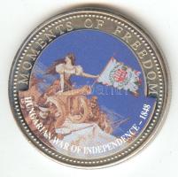 Libéria 2001. 10$ "Szabadság pillanatai-Magyar szabadságharc 1848-49." multicolor T:PP  Liberia 2001. 10 Dollars "Moments of Freedom-Hungarian war of independence 1848-49." multicolor C:PP