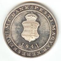 Bognár György (1944-) 1991. Kereskedelmi Bank Rt. Ag(999) emlékérem (31,47g/42mm) T:exPP ph