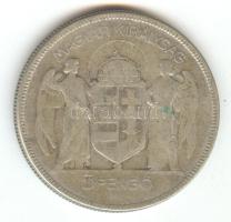 1930. 5P Ag "Horthy jobbra" T:3