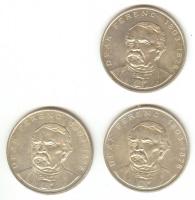 1994. 200Ft Ag "Deák" (3x) T:2