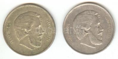 1947. 5Ft Ag "Kossuth" (2x) T:2-