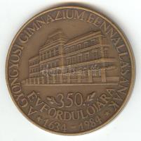 1984. "A Gyöngyösi Gimnázium fennállásának 350. évfordulójára" Br emlékérem (42mm) T:1-