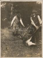 1940 Szarvasvadászat fotó (18x24)