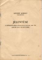 1940 Szendy Károly polgármester jelentése a székesfőváros közigazgatásáról